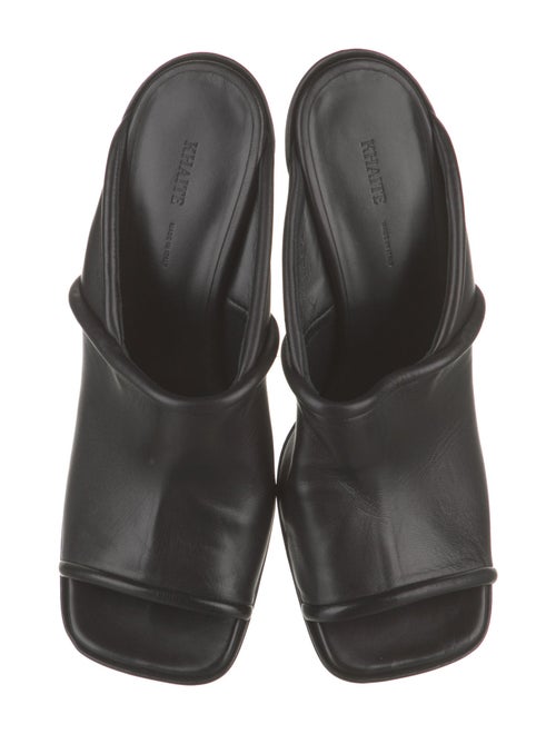 Khaite Leather Slides