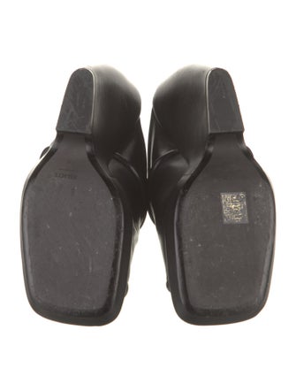 Khaite Leather Slides
