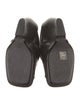 Khaite Leather Slides
