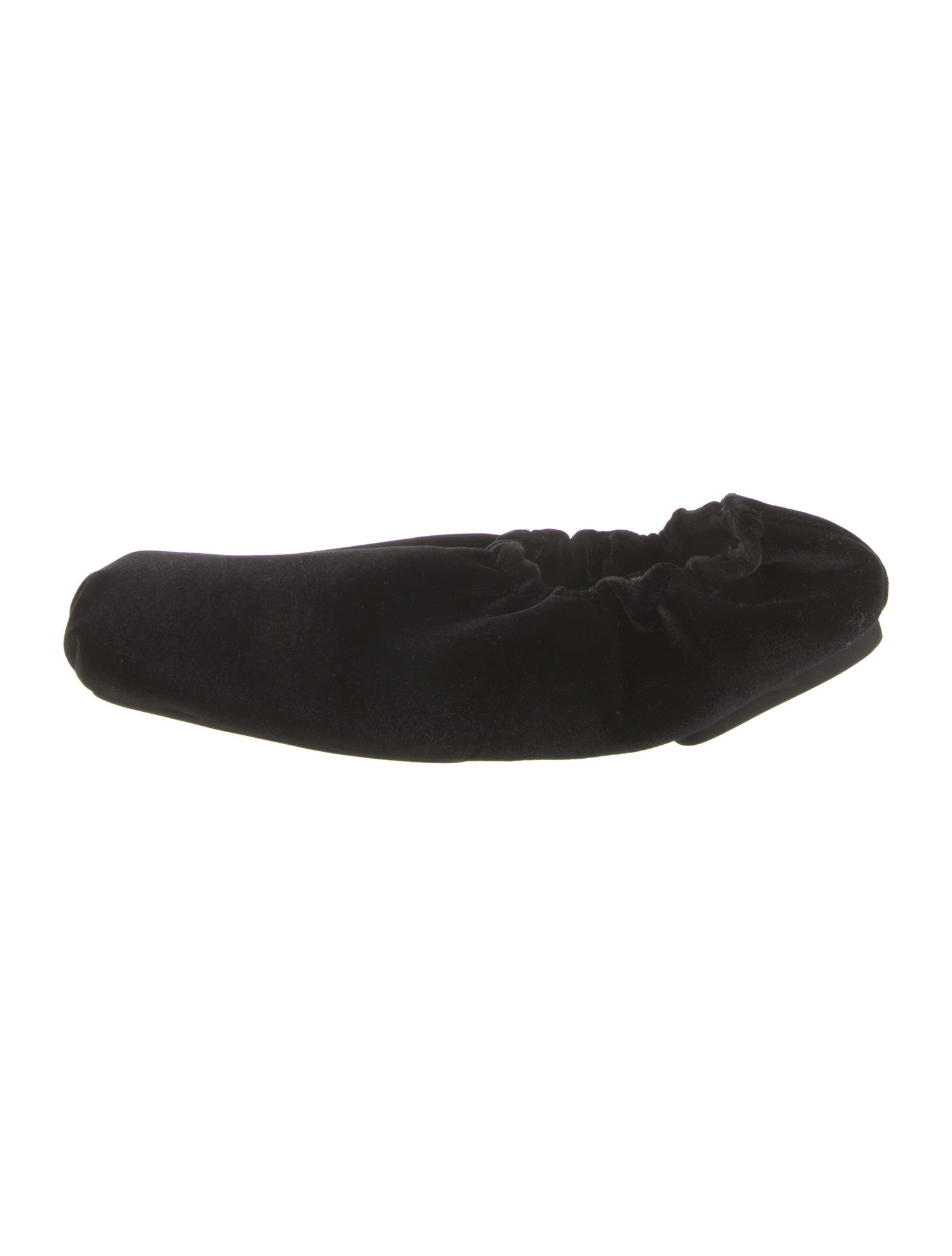 Khaite Velvet Pleated Accents Ballet Flats