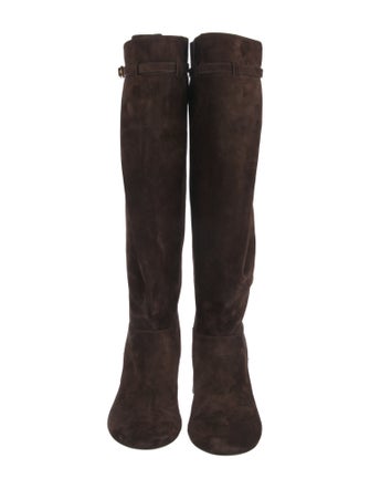 Khaite Suede Riding Boots