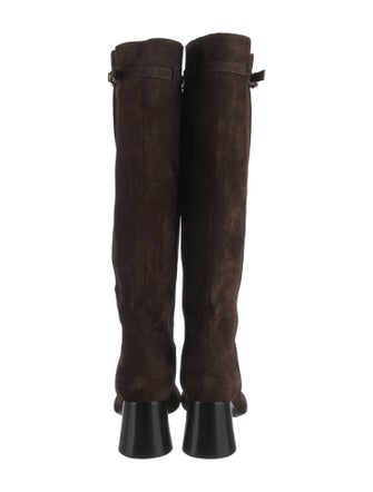 Khaite Suede Riding Boots