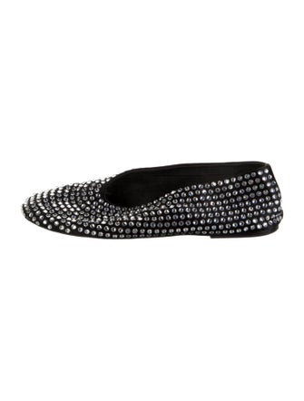 Khaite Crystal Embellishments Flats