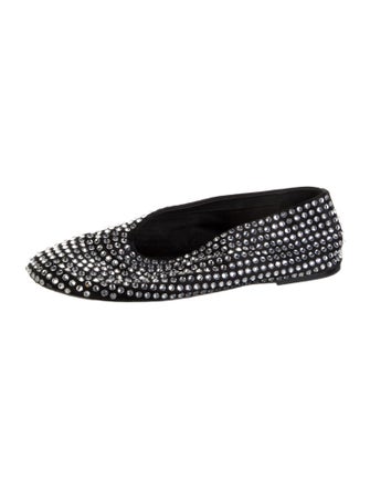 Khaite Crystal Embellishments Flats