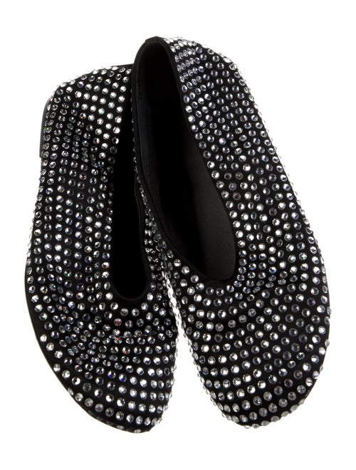 Khaite Crystal Embellishments Flats