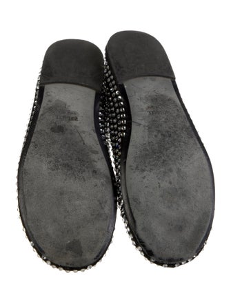 Khaite Crystal Embellishments Flats
