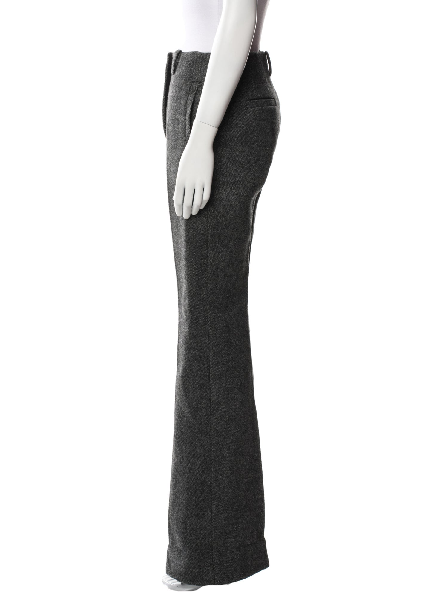 Khaite Wool Wide Leg Pants