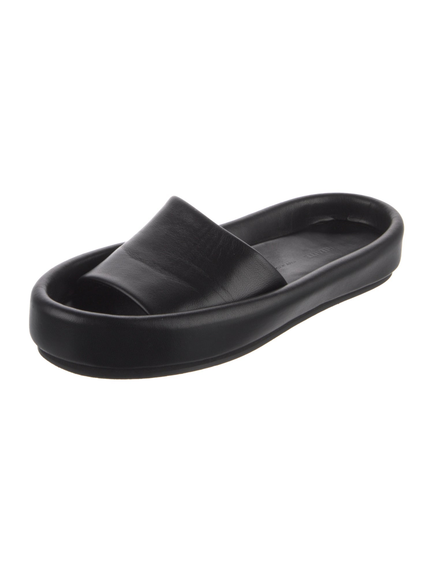 Khaite Leather Slides