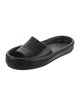 Khaite Leather Slides