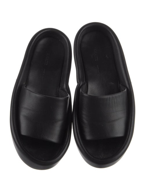 Khaite Leather Slides