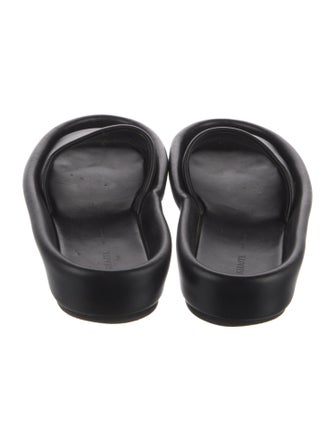 Khaite Leather Slides