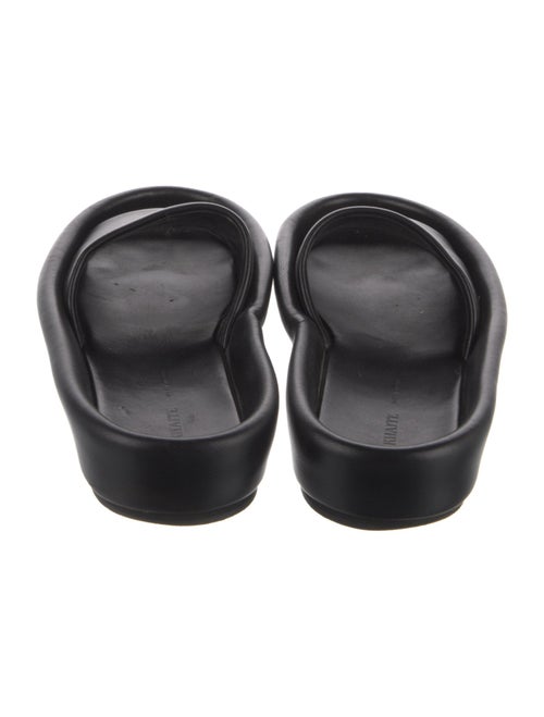 Khaite Leather Slides