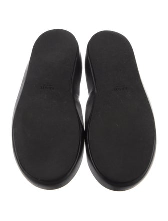 Khaite Leather Slides