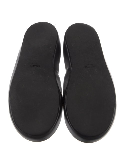 Khaite Leather Slides