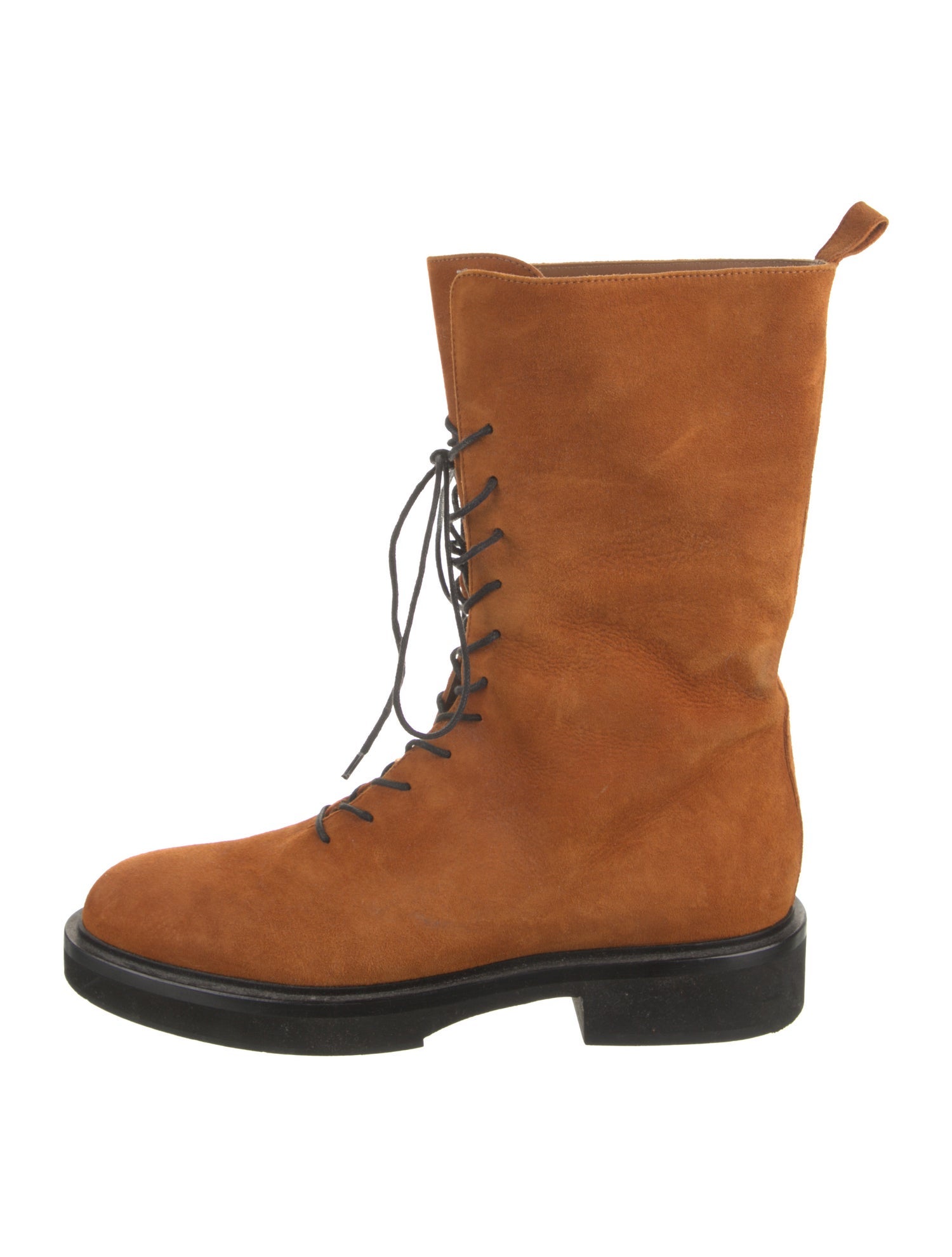 Khaite Suede Combat Boots