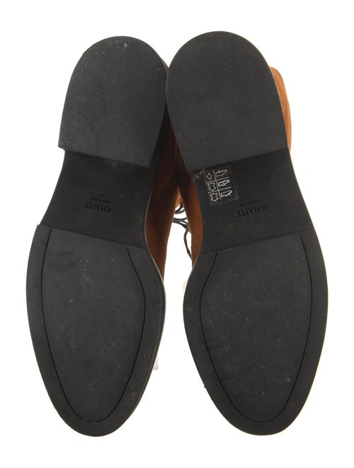 Khaite Suede Combat Boots