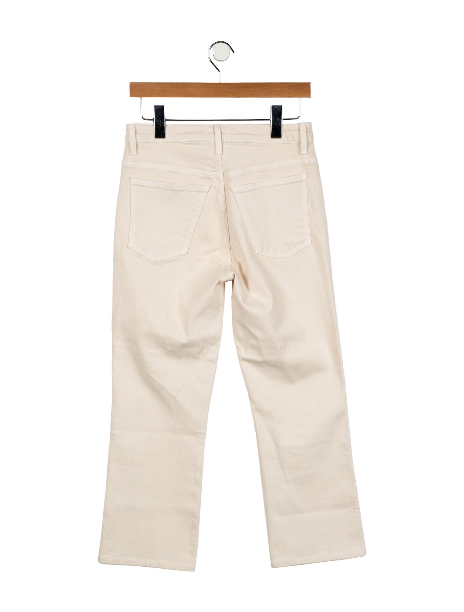Khaite Mid-Rise Straight Leg Jeans
