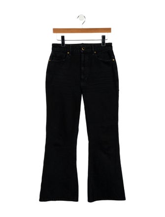 Khaite High-Rise Wide Leg Jeans