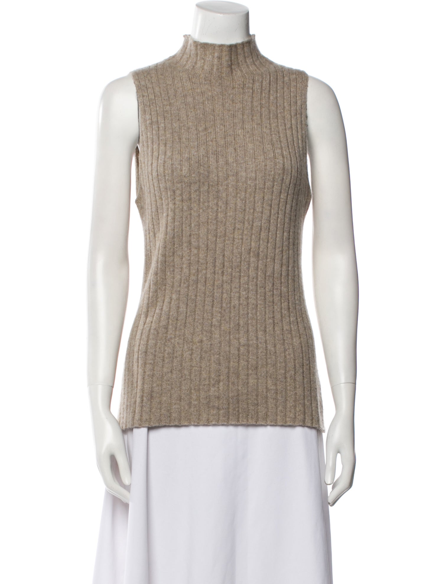 Khaite Cashmere Mock Neck Sweater