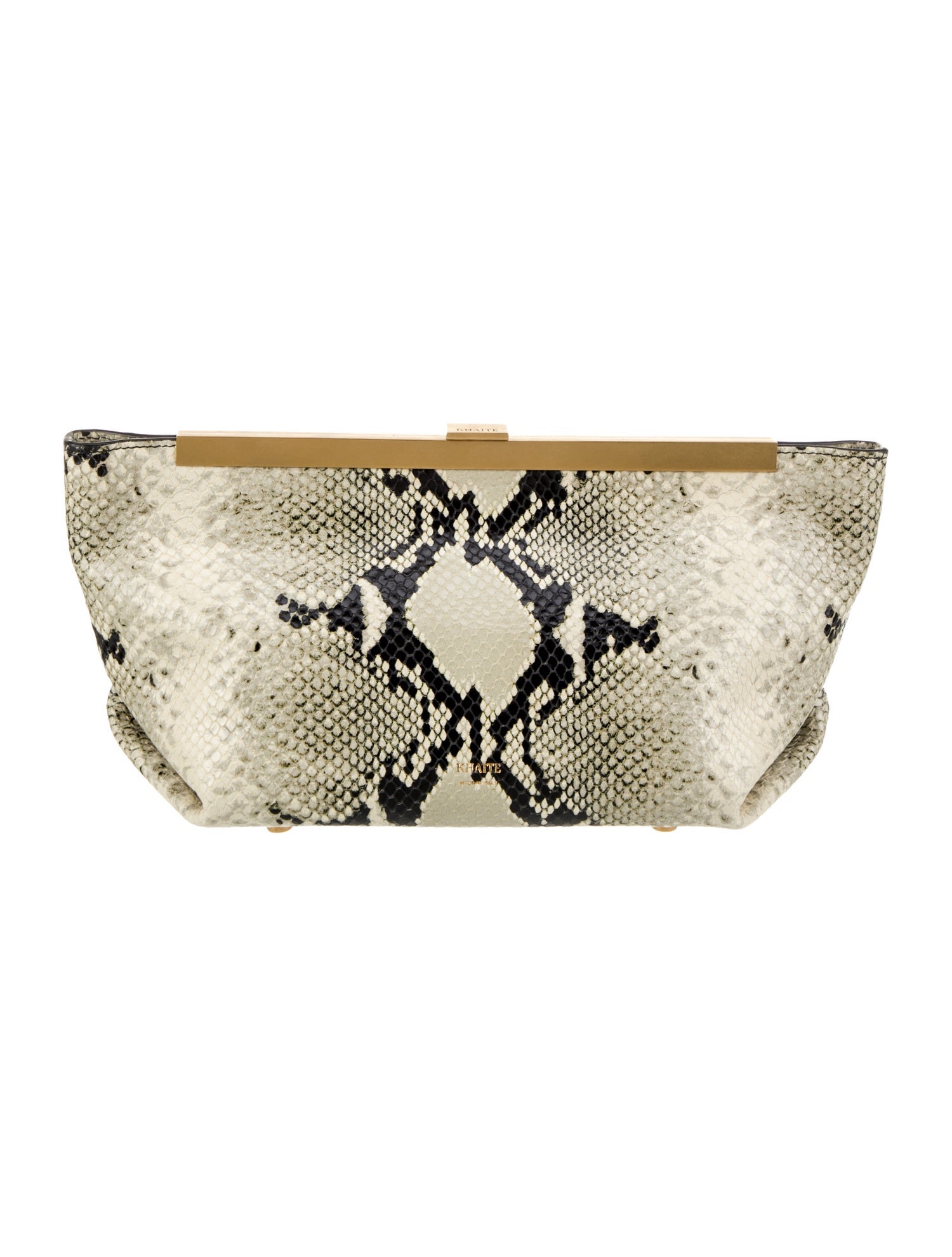 Khaite Embossed Leather Clutch