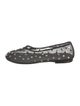 Khaite Mesh Crystal Embellishments Ballet Flats