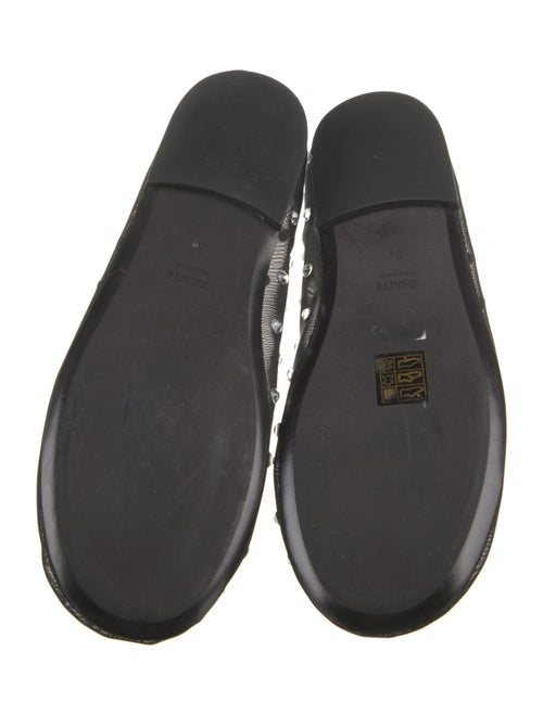 Khaite Mesh Crystal Embellishments Ballet Flats