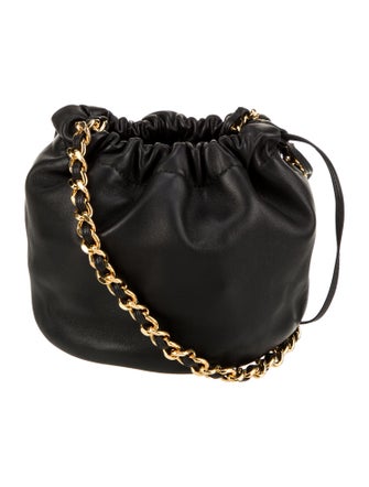 Khaite Leather Bucket Bag