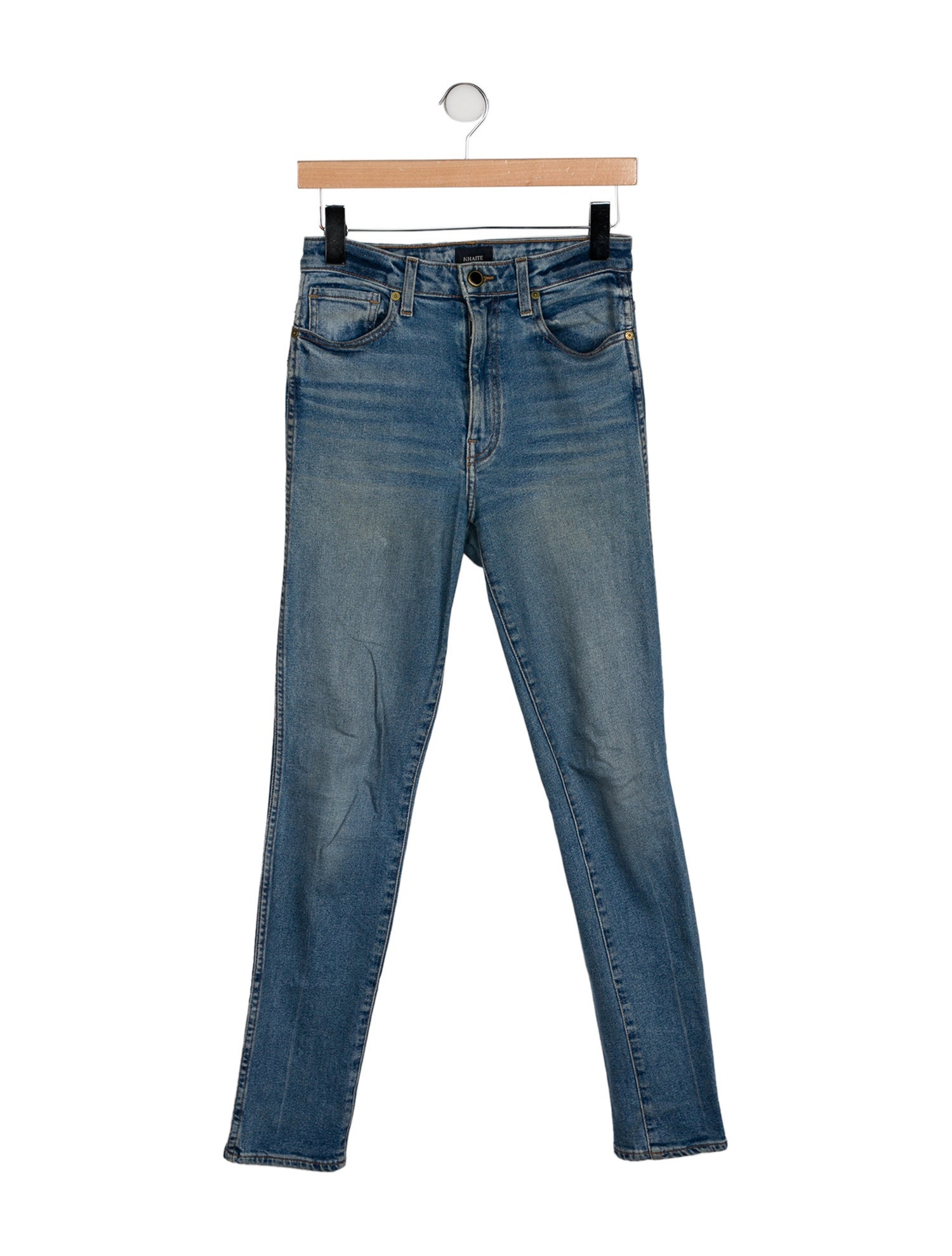 Khaite High-Rise Skinny Leg Jeans
