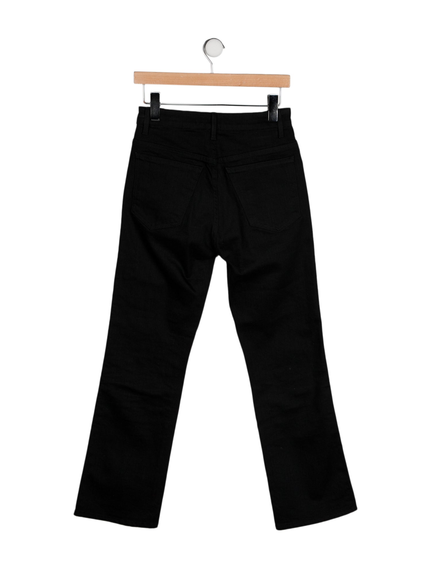 Khaite Mid-Rise Straight Leg Jeans