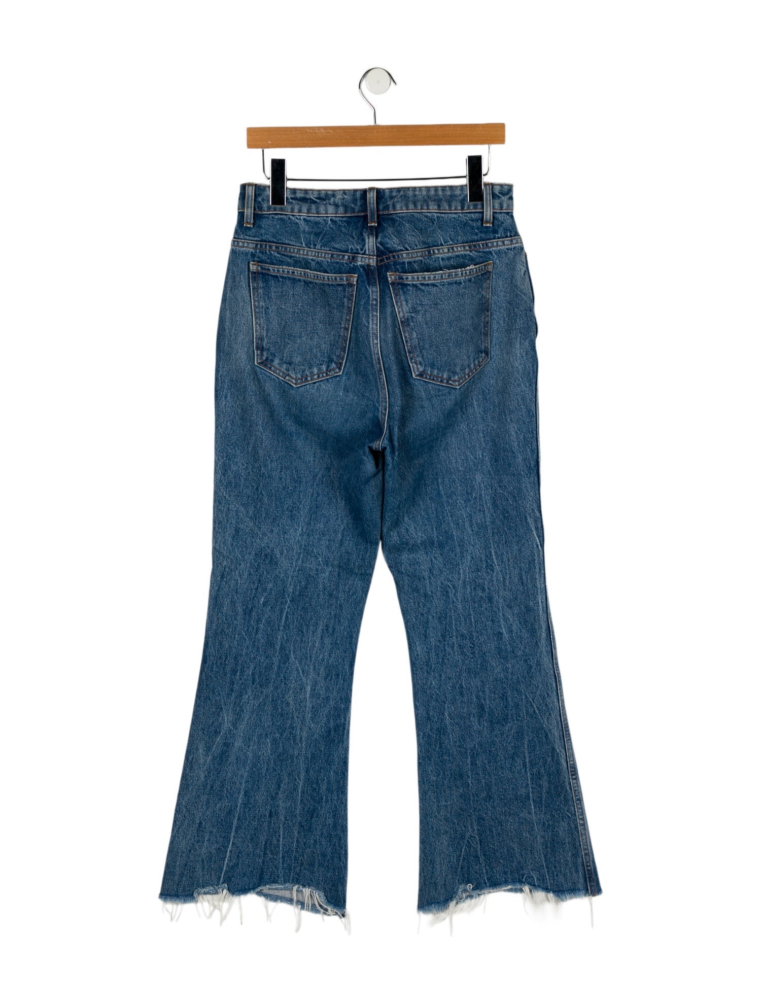 Khaite High-Rise Wide Leg Jeans