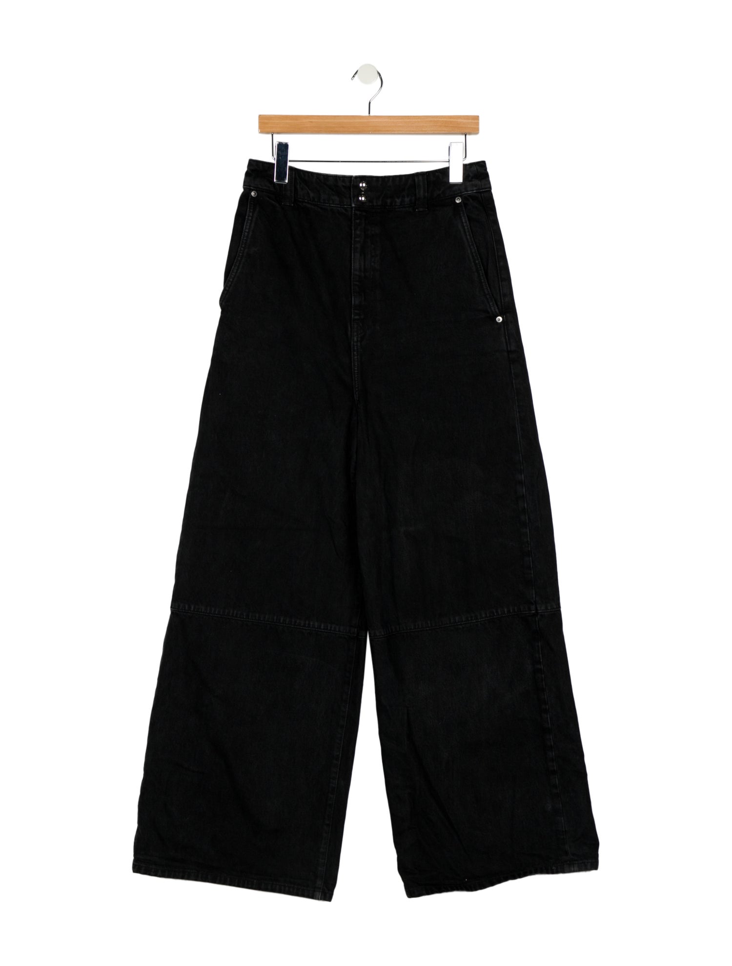 Khaite High-Rise Wide Leg Jeans