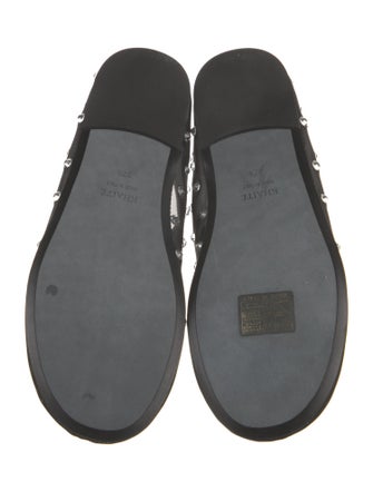 Khaite Mesh Crystal Embellishments Ballet Flats