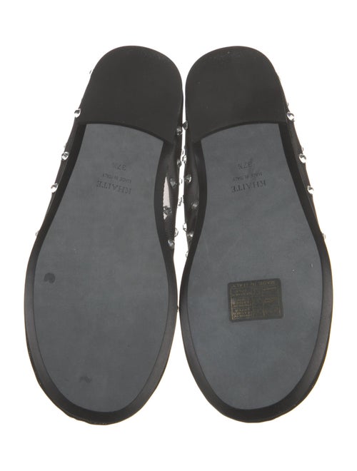 Khaite Mesh Crystal Embellishments Ballet Flats