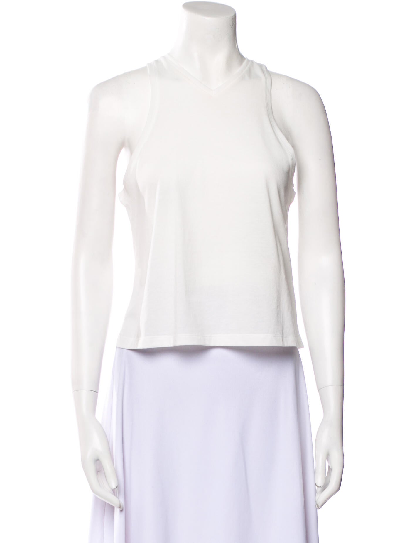 Khaite Crew Neck Sleeveless Crop Top