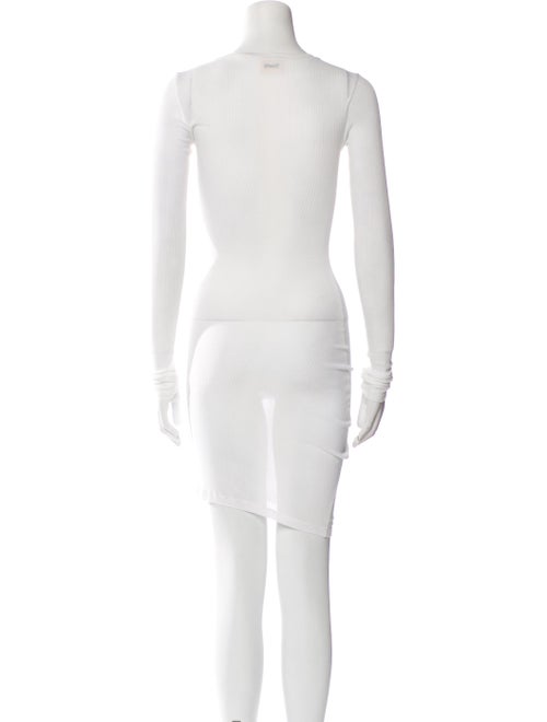 Khaite Scoop Neck Mini Dress