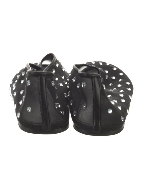Khaite Mesh Crystal Embellishments Ballet Flats