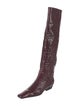 Khaite Patent Leather Riding Boots