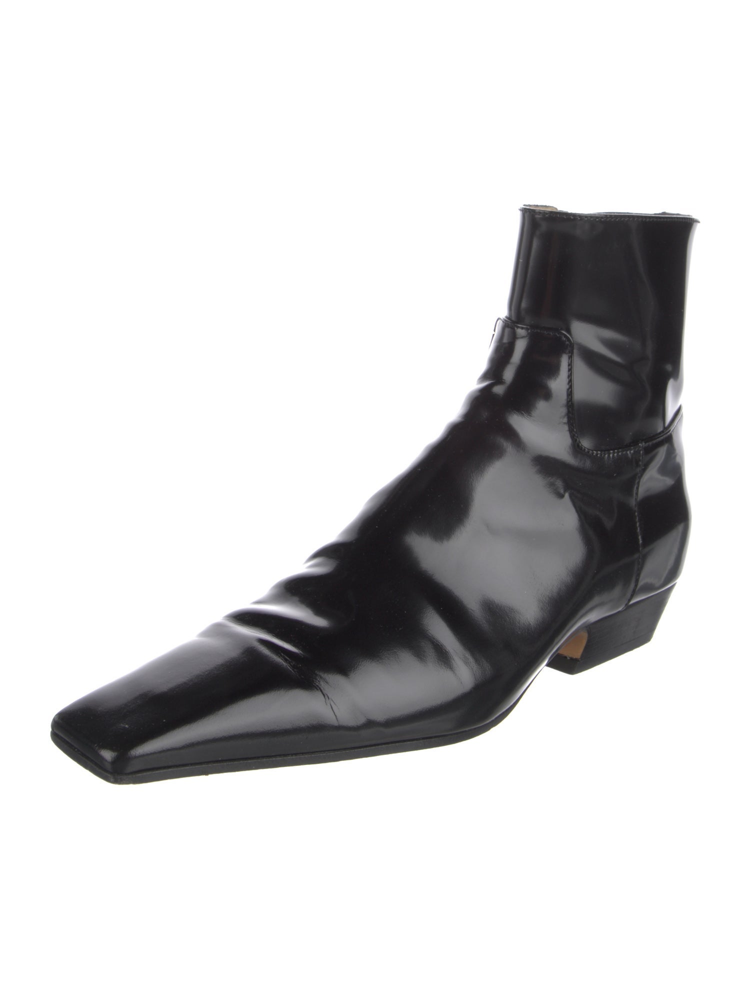 Khaite Patent Leather Rain Boots