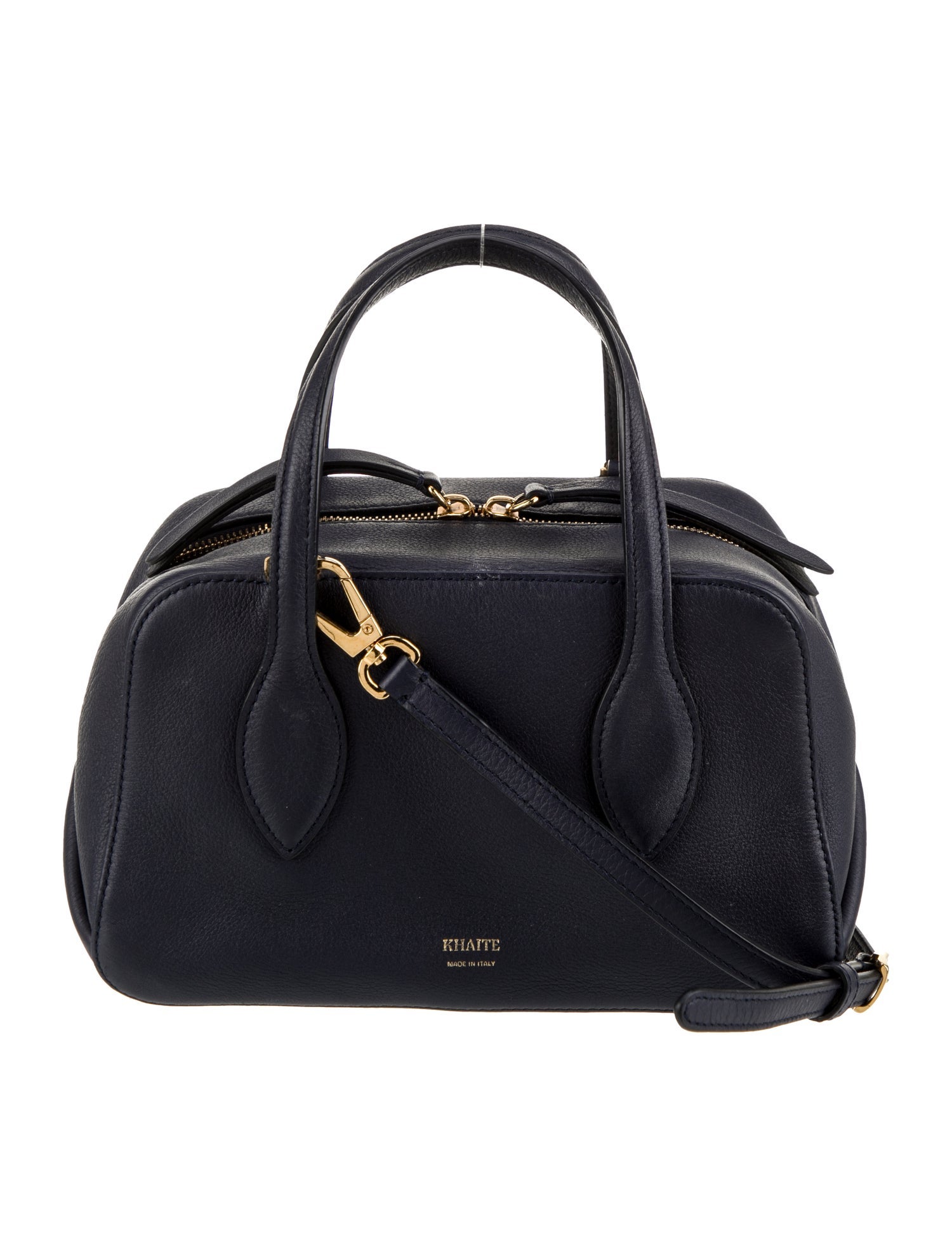 Khaite Leather Top Handle Bag