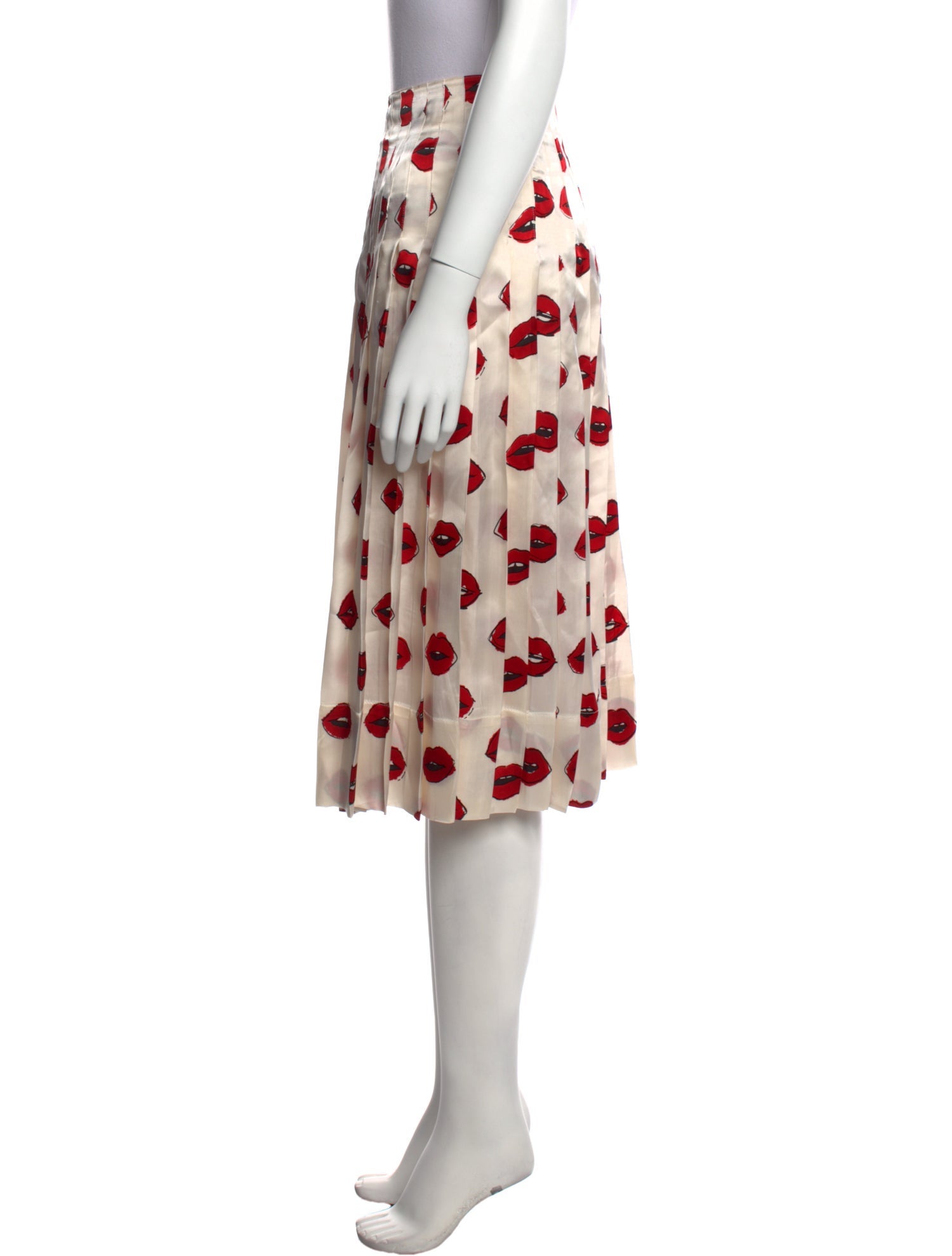 Khaite Printed Knee-Length Skirt w/ Tags