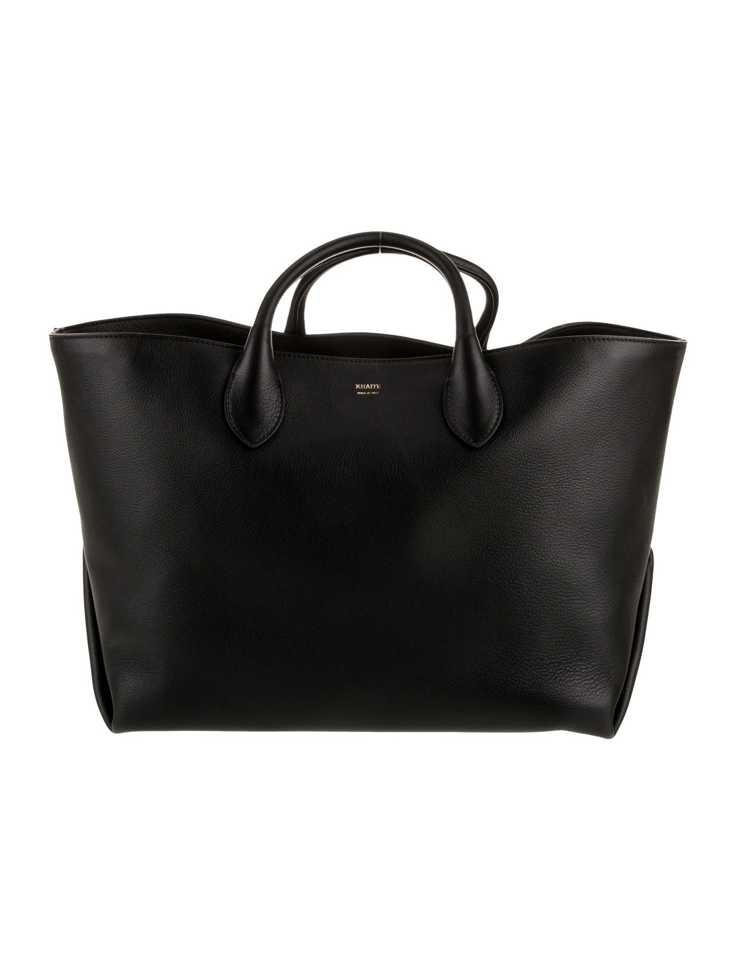 Khaite Leather Top Handle Bag