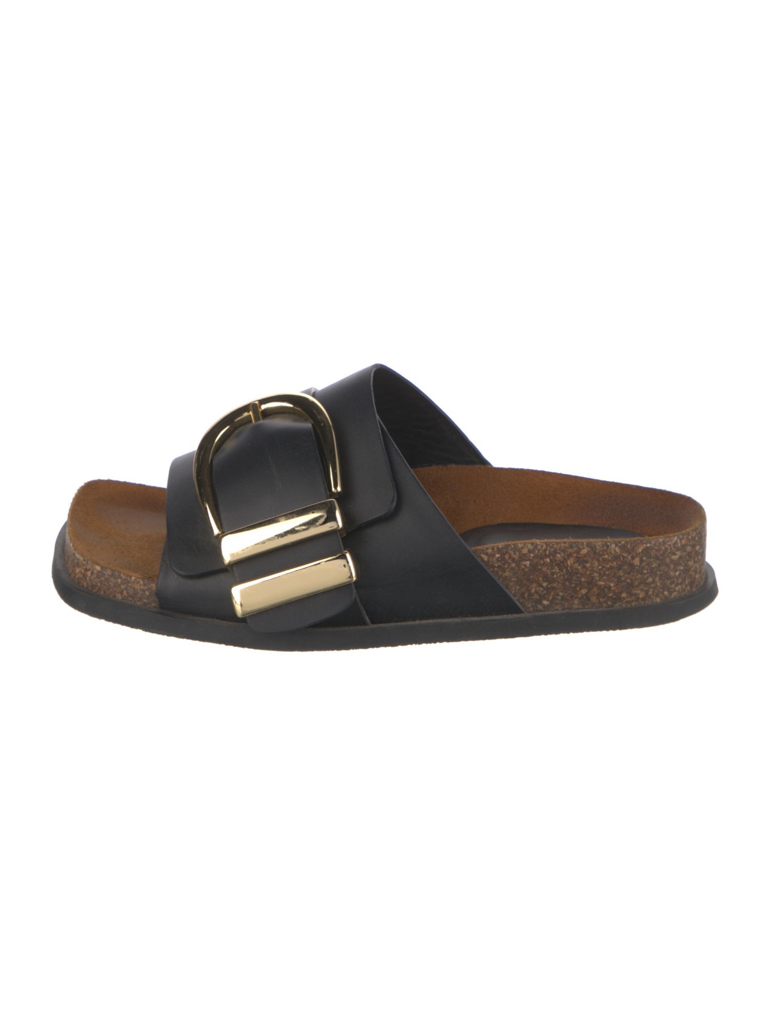 Khaite Leather Slides
