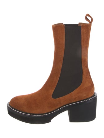 Khaite Suede Chelsea Boots