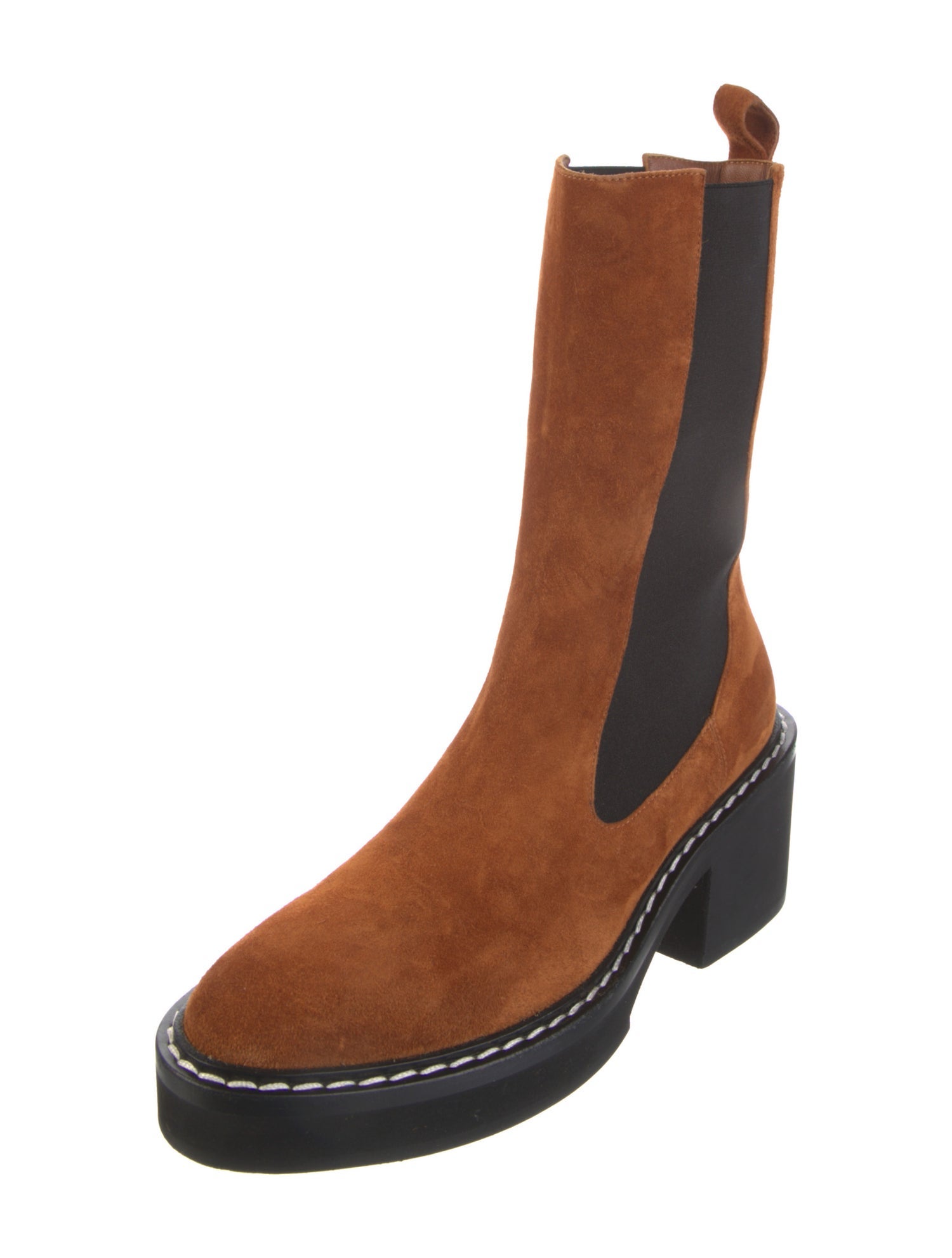 Khaite Suede Chelsea Boots