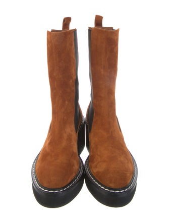 Khaite Suede Chelsea Boots