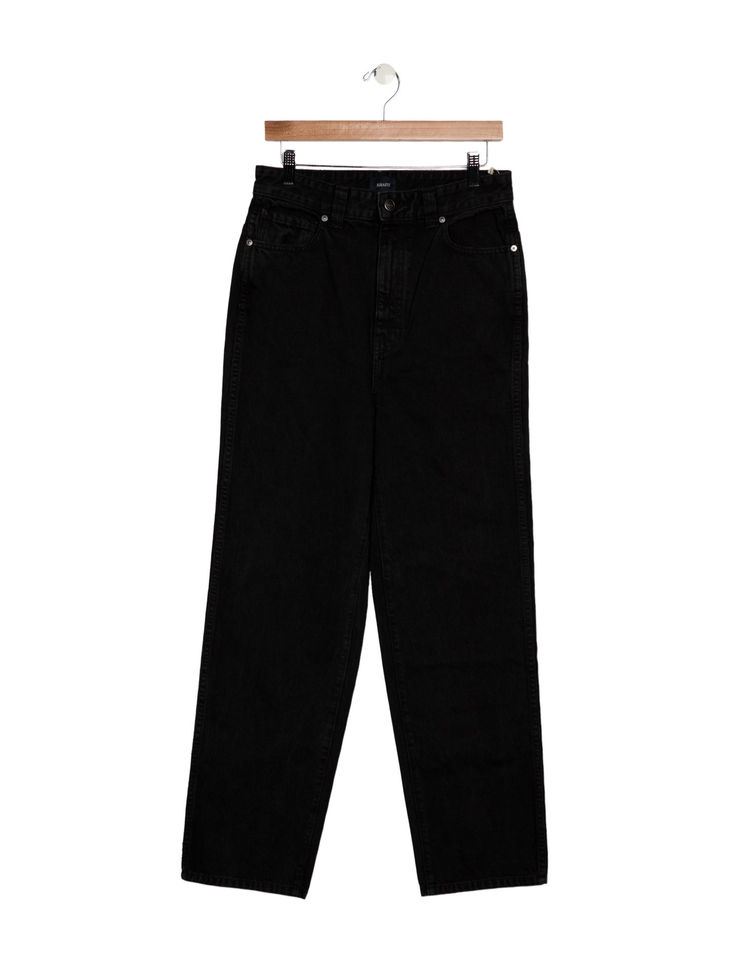 Khaite High-Rise Wide Leg Jeans