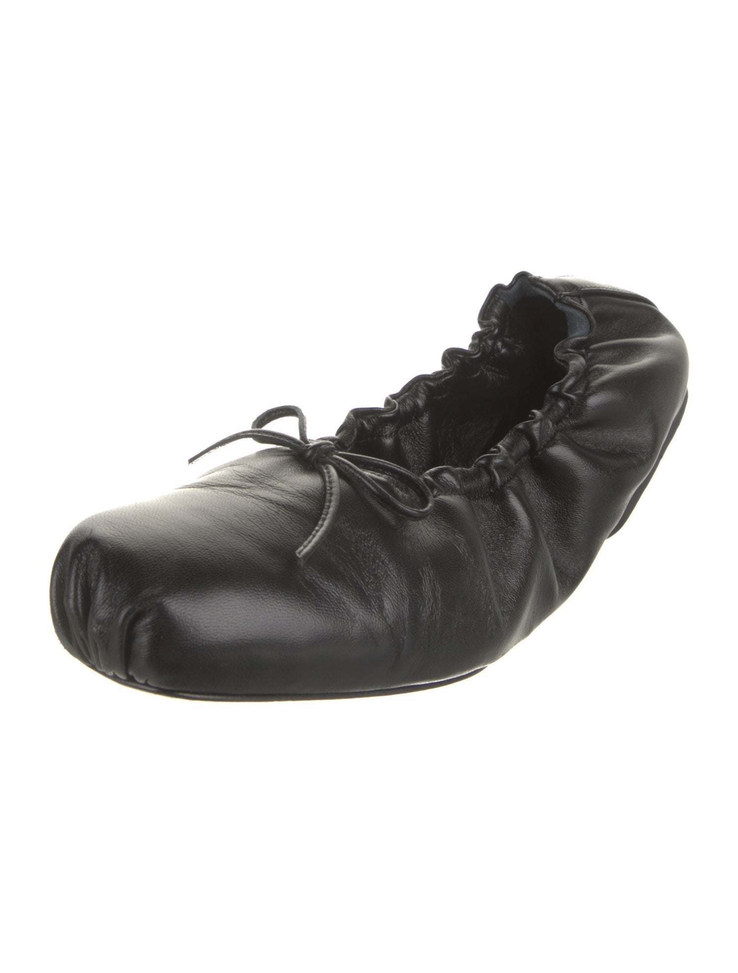 Khaite Ashland Ballerina Leather Ballet Flats