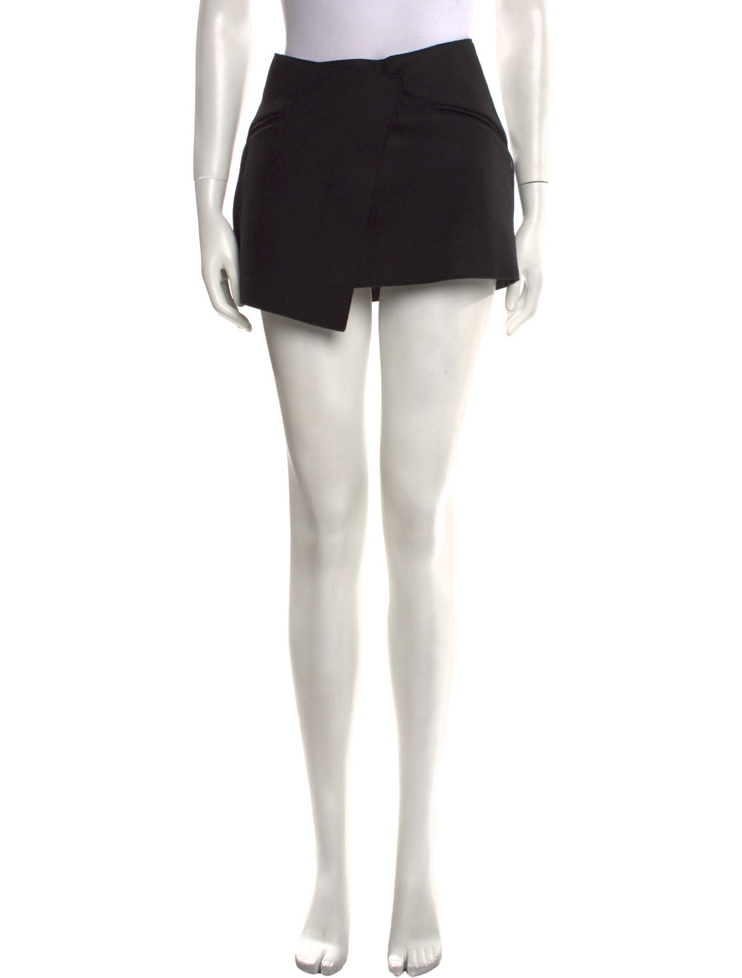 Khaite Virgin Wool Mini Skirt