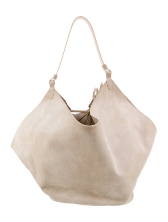 Khaite Suede Shoulder Bag