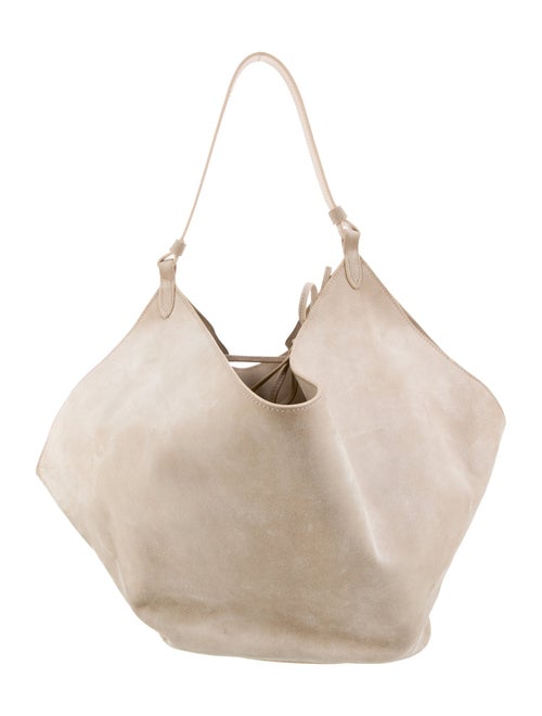 Khaite Suede Shoulder Bag